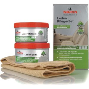 Produktbild für Lederpflege Nigrin Performance Set, Seife &amp; Balsam