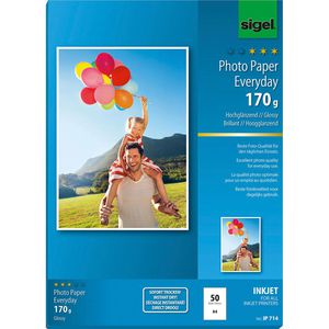Produktbild für Fotopapier Sigel IP 714, Everyday, für Inkjet, A4