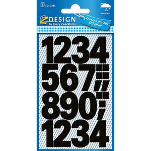 Klebezahlen Zweckform 3785 Z-Design 0-9