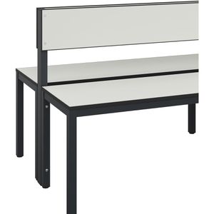 Produktbild für Umkleidebank CP-Möbel 8062-400, Sitzfläche Holz, 200 cm