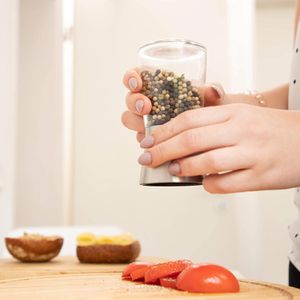 Produktbild für Gewürzmühle Relaxdays 10023278, Höhe 13 cm, 2 Stück