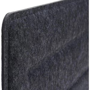 Produktbild für Tischtrennwand Mendler HWC-G76, schwarz