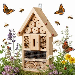 Produktbild für Insektenhotel Relaxdays 10052301, zum Aufhängen, aus Holz