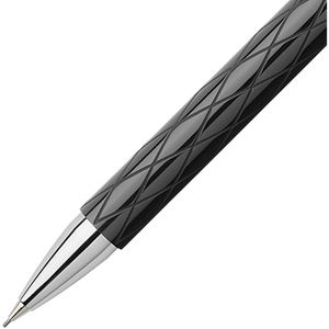 Produktbild für Drehbleistift Faber-Castell Ambition Rhombus, schwarz/silber