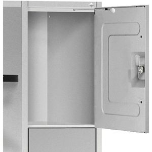 Produktbild für Schließfachschrank CP-Möbel Serie 8070, lichtgrau