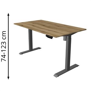 Schreibtisch Kerkmann Move 1, eiche / anthrazit