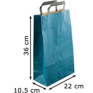 Produktbild für Papiertüten VP blau