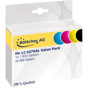 Produktbild für Tinte Böttcher-AG für Brother LC-527XLVAL Value Pack