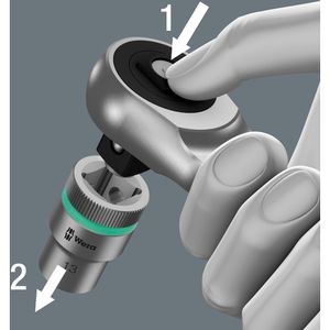 Produktbild für Werkzeugtasche Wera 8100 SB 7 Metal-Knarre Push