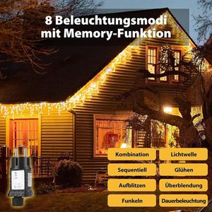 Produktbild für Lichterkette SALCAR 910058, 400LED, innen + außen