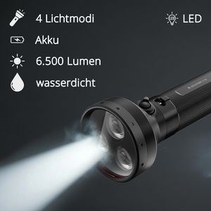 Produktbild für Taschenlampe Ledlenser P18R, LED, aufladbar