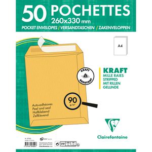 Produktbild für Versandtaschen Clairefontaine 5755C, braun, B4
