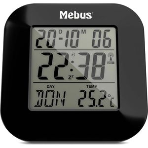 Wecker Mebus 51510, schwarz, digital