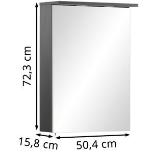 Produktbild für Spiegelschrank Schildmeyer Sarah 152611, schwarz