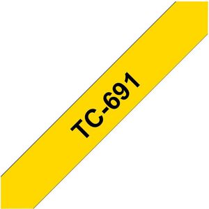 Produktbild für Schriftband Brother TC-691, 9mm