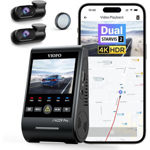 Dashcam VIOFO A229 Pro 3CH, Auto