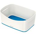Aufbewahrungsbox Leitz MyBox Schale 5257-10-36 3L Kunststoff, weiß / blau, A6, 24,6 x 16 x 9,8cm