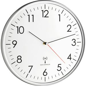 Produktbild für Wanduhr TFA 60.3514, Kunststoff, analog, Funkuhr