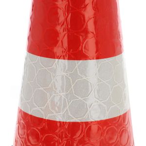 Produktbild für Leitkegel UvV Bigfoot UVLK5505 rot/weiß, Höhe 50cm
