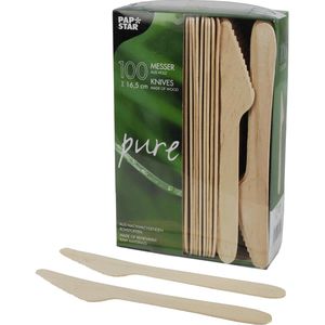 Einwegbesteck Papstar 18200 pure, Holz