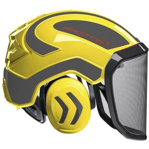 Forsthelm Protos Integral Forest G16, gelb-grau