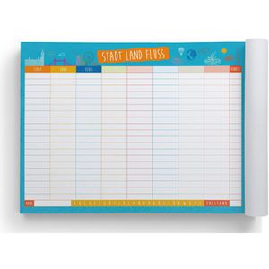 Spielblock itenga 33102208, Stadt Land Fluss