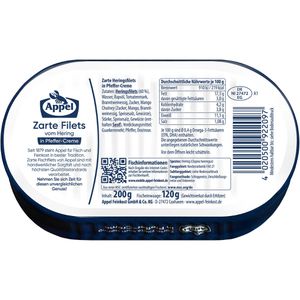 Produktbild für Fischkonserve Appel Zarte Filets vom Hering