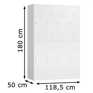 Produktbild für Spind ClassiX X-520247, weiß