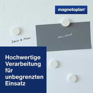 Produktbild für Magnete Magnetoplan Ergo Medium, weiß