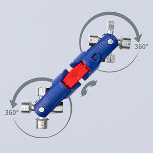 Produktbild für Schaltschrankschlüssel Knipex JointKey Quadro, 00 11 06 V04