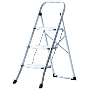 Klapptritt Krause Monto Toppy, 130754, weiß, aus Stahl