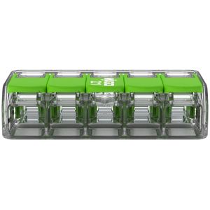 Produktbild für Verbindungsklemme Wago Compact, 221-425/995-008, 5 Leiter