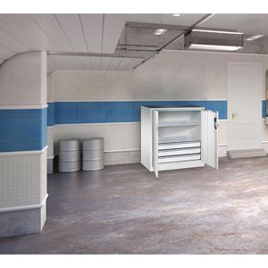 Produktbild für Werkzeugschrank CP-Möbel 8821-5035, aus Metall, lichtgrau