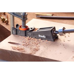 Produktbild für Bohrhilfe kwb Bohrschablone, 758600, Set