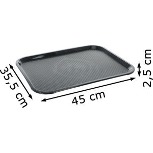 Produktbild für Serviertablett APS Fast Food-Tablett eckig 45x35cm