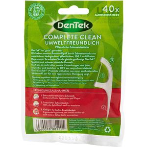 Produktbild für Zahnseide DenTek Complete Clean Eco, ungewachst