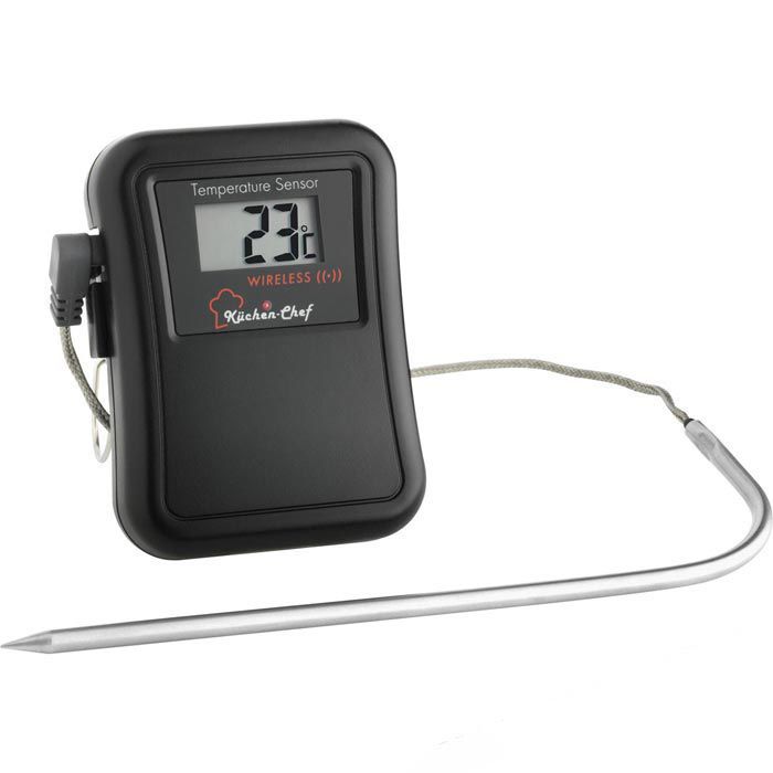 TFA Grillthermometer KüchenChef, 14.1504, FunkGrillOfenthermometer