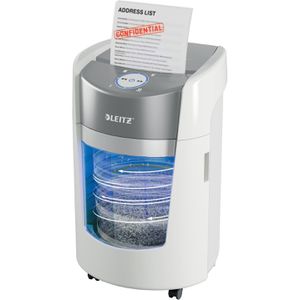 Produktbild für Aktenvernichter Leitz 8359 IQ OptiMax Small Office 350, Rollen