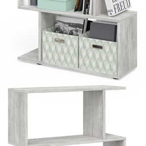 Produktbild für Bücherregal Vicco Levio, grau