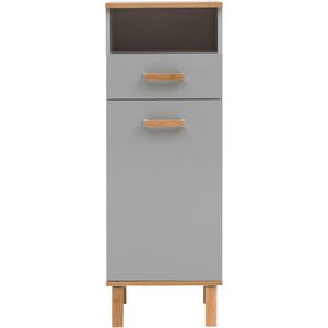 Produktbild für Badschrank Schildmeyer Padua 148829, mit 4 Füßen, platingrau