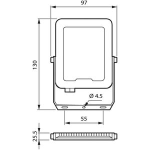 Produktbild für LED-Außenstrahler Philips BVP164, IP65 wasserdicht