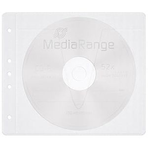 Produktbild für CD-Hüllen MediaRange BOX60, 127 x 144 mm, mit Lochung