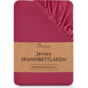 Produktbild für Spannbettlaken NatureMark Jersey, 180-200 x 200 cm