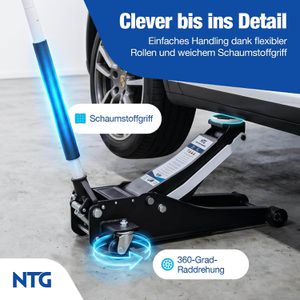 Produktbild für Rangierwagenheber NTG WGH.3292, extra flach