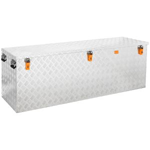 Produktbild für Fahrzeugbox ALUBOX-Alukiste ABX-R620P, Aluminium Riffelblech