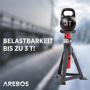 Produktbild für Unterstellbock Arebos Tragkraft 3t