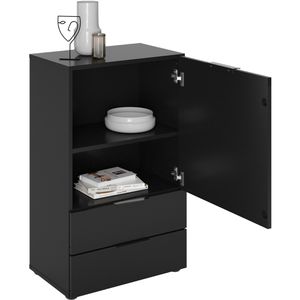 Produktbild für Kommode FMD-Möbel Dark 5, schwarz