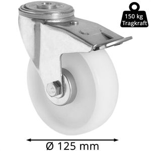 Produktbild für Schwerlastrolle CASCOO Serie N0N0, Lenkrolle
