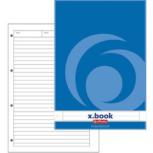 Produktbild für Arbeitsblock Herlitz 215418 x-book, A4, liniert