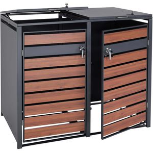 Mülltonnenbox Mendler HWC-J81, Metall